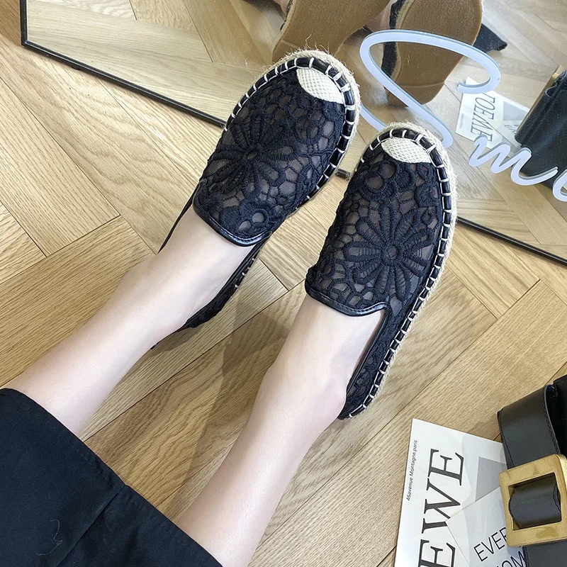 Women's Breathable Mesh Flower Lace Casual Shoes Fashion Flats Shoes Women Shallow White Loafers Shoes
Women's Breathable Mesh Flower Lace Casual Shoes Fashion Flats Shoes Women Shallow White Loafers Shoes