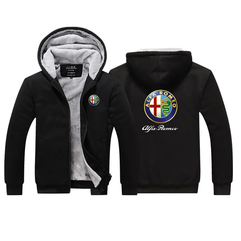 2022 Winter Print ALFA ROMEO Car Logo Thicken Jackets Male Hoodies Zipper Sweatshirts Tracksuit Men's Coats
2022 Winter Print ALFA ROMEO Car Logo Thicken Jackets Male Hoodies Zipper Sweatshirts Tracksuit Men's Coats