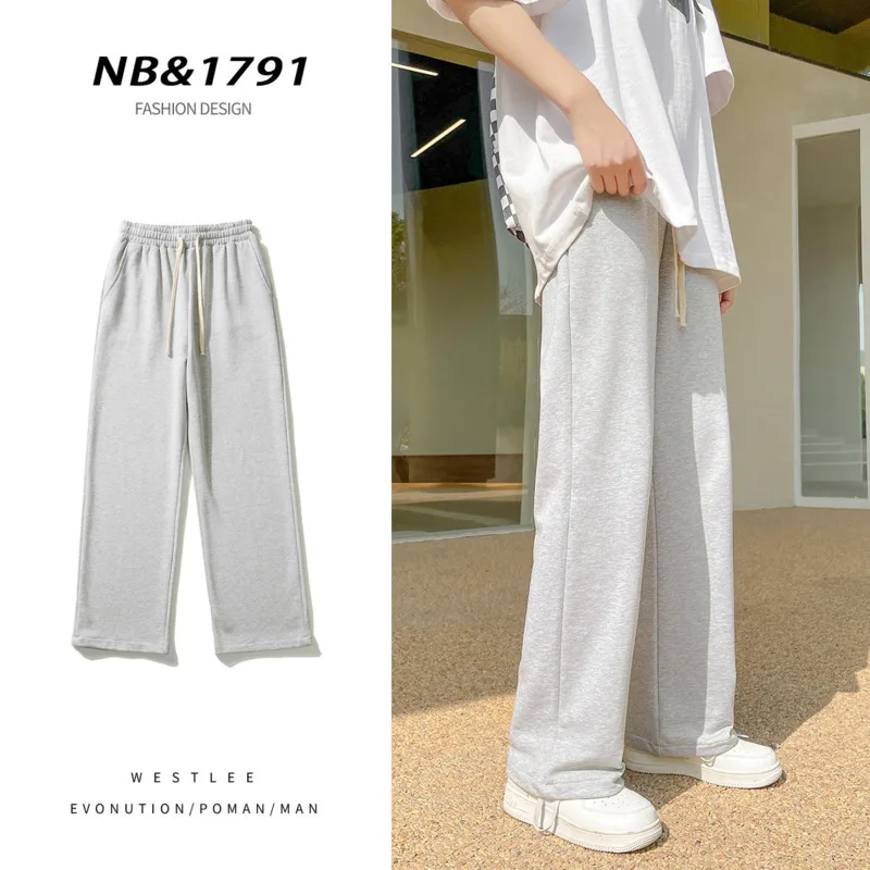 Summer Black/Grey Sweatpants Men Fashion Casual Wide Leg Pants Mens Streetwear Loose Straight Joggers Pants Mens Trousers S-2XL
Summer Black/Grey Sweatpants Men Fashion Casual Wide Leg Pants Mens Streetwear Loose Straight Joggers Pants Mens Trousers S-2XL