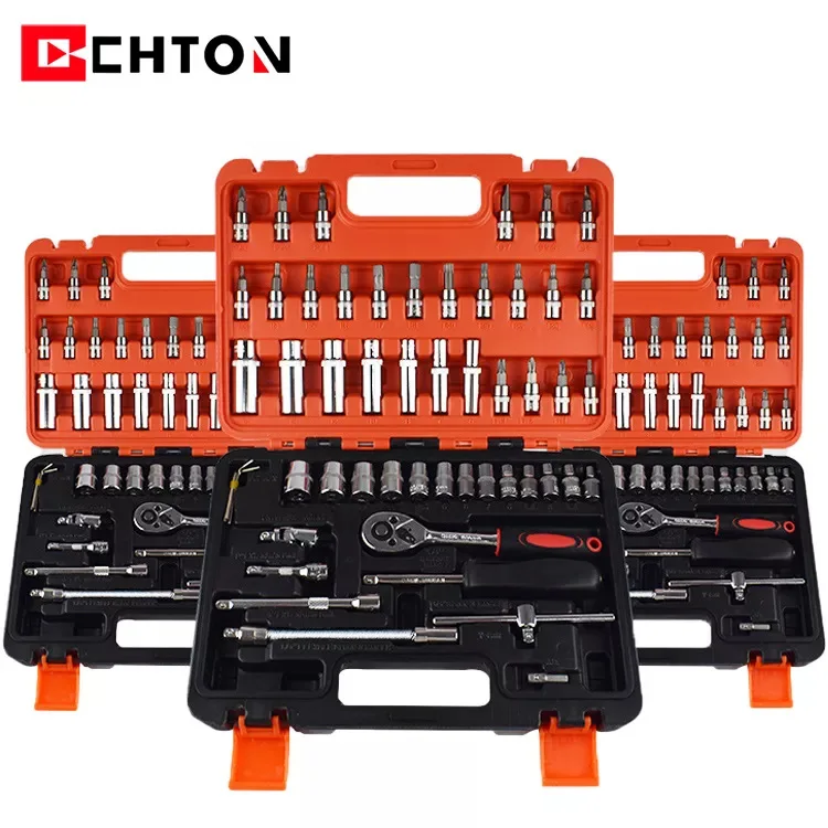 53-Piece Chrome Vanadium Steel Multi-Functional Maintenance Household Auto Repair Ratchet Wrench Socket Set Combination Tool Set
53-Piece Chrome Vanadium Steel Multi-Functional Maintenance Household Auto Repair Ratchet Wrench Socket Set Combination Tool Set