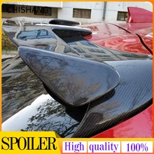 Unversival Spoiler ABS Exterior Rear Spoiler Tail Trunk Boot Wing Decoration Car Styling For Mazda 3 Axela Hatchback 2014-2017