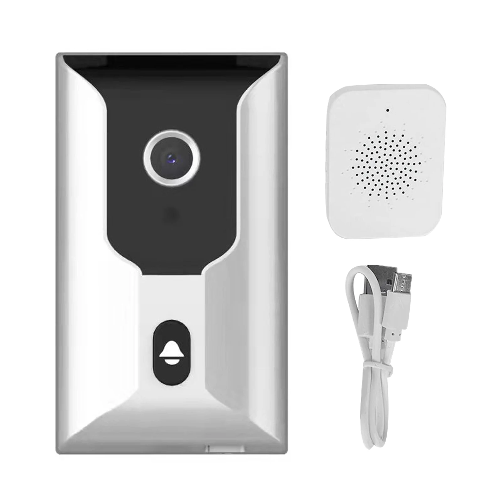 Smart Wide Angle Anti Theft Video Doorbell Camera WiFi Remote Home Security With Chime Wireless USB Rechargeable HD Night Vision
Smart Wide Angle Anti Theft Video Doorbell Camera WiFi Remote Home Security With Chime Wireless USB Rechargeable HD Night Vision