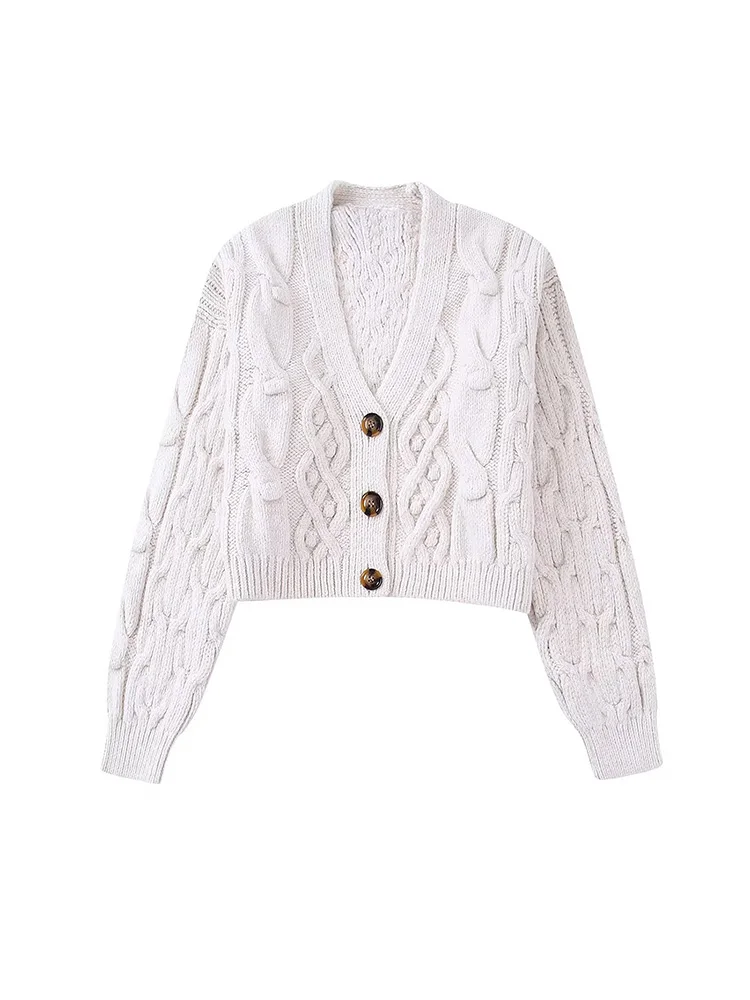 BM&MD&ZA 6771016 Women 2022 New Fashion V neck Cropped Knitted Cardigan Vintage Long Sleeve Female Outerwear Chic Tops 6771/016
BM&MD&ZA 6771016 Women 2022 New Fashion V neck Cropped Knitted Cardigan Vintage Long Sleeve Female Outerwear Chic Tops 6771/016
