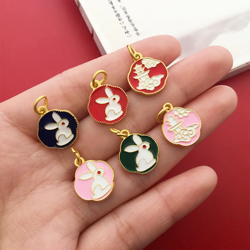 20pcs/Lot 2023 Enamel Antique Gold Rabbit Charms for Necklace Bracelets Pendant DIY Jewelry Making
20pcs/Lot 2023 Enamel Antique Gold Rabbit Charms for Necklace Bracelets Pendant DIY Jewelry Making