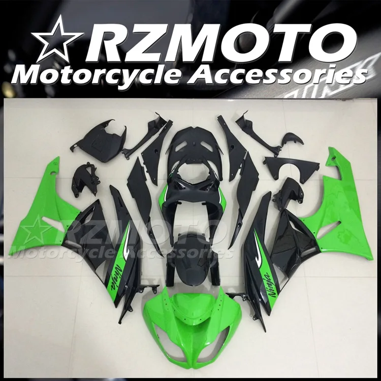 Новый комплект обтекателей из АБС-пластика, подходит для Kawasaki Ninja ZX-6R ZX6R 636 599 2009 2010 2011 09 10 11 12, кузов в зеленом и черном цвете 
Новый комплект обтекателей из АБС-пластика, подходит для Kawasaki Ninja ZX-6R ZX6R 636 599 2009 2010 2011 09 10 11 12, кузов в зеленом и черном цвете