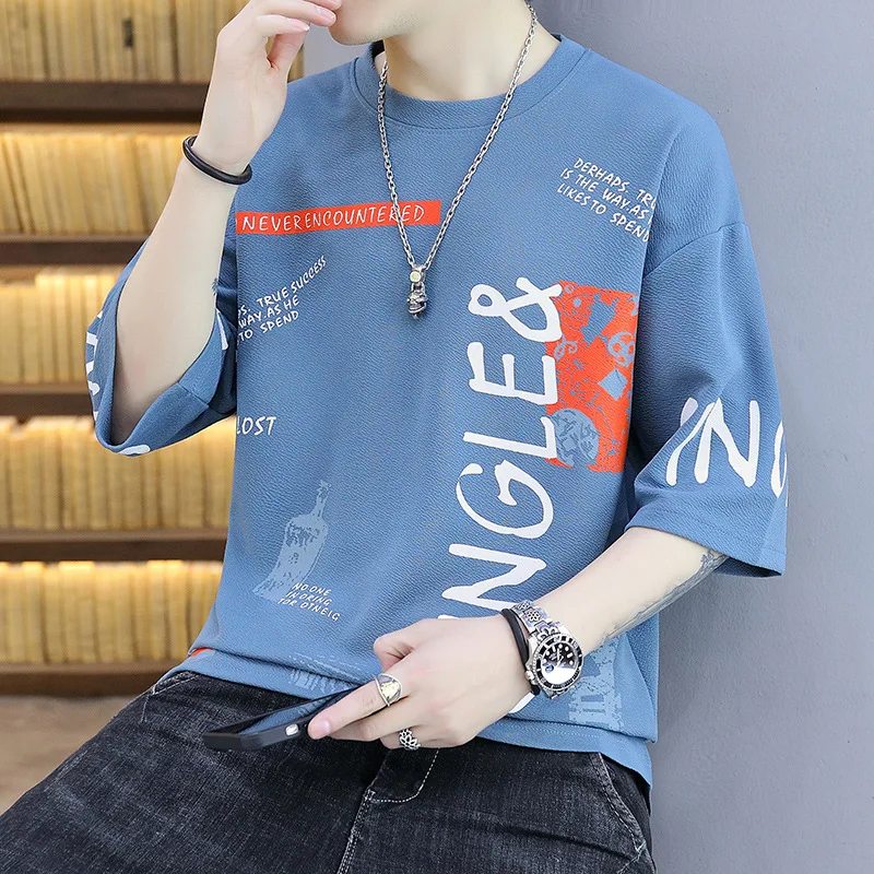 2023 Youth New Slim Street Fashion Round Neck Pullover Breathable Cartoon Personality Print Casual Short Sleeve Men'S T-Shirt 
2023 Youth New Slim Street Fashion Round Neck Pullover Breathable Cartoon Personality Print Casual Short Sleeve Men'S T-Shirt