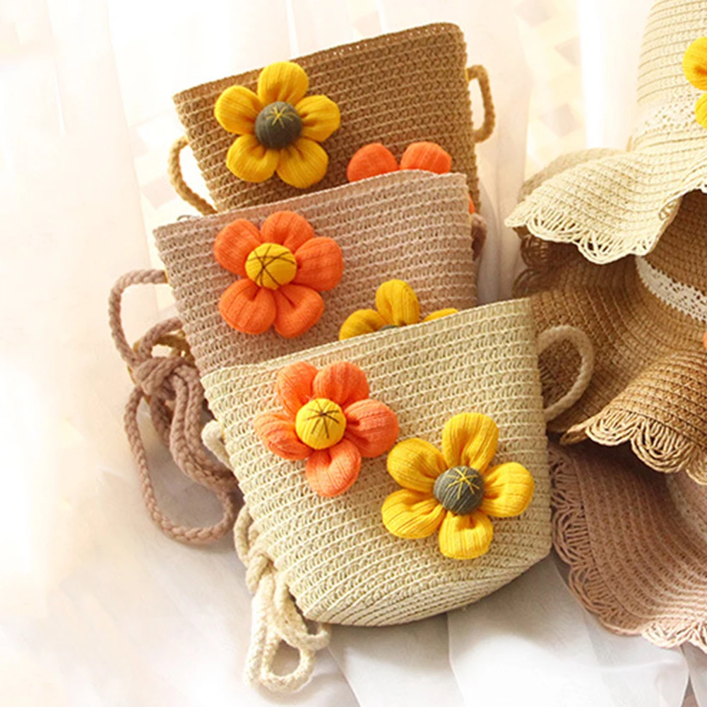 Summer Children Girls Straw Hat Shoulder Crossbody Bag Baby Kids Keys Coin Purse for Children Traveling Shopping
Summer Children Girls Straw Hat Shoulder Crossbody Bag Baby Kids Keys Coin Purse for Children Traveling Shopping