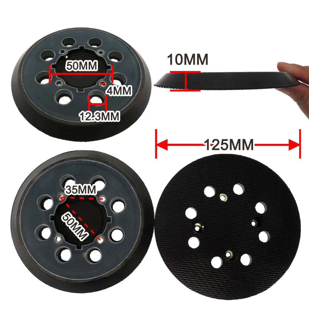 2Pcs Backing Pads 5 Inch 125mm 8-Hole Hook&Loop Sanding Pad For DWE6423/6423K DWE6421/6421K DCW210B Orbital Sander 11mm
2Pcs Backing Pads 5 Inch 125mm 8-Hole Hook&Loop Sanding Pad For DWE6423/6423K DWE6421/6421K DCW210B Orbital Sander 11mm