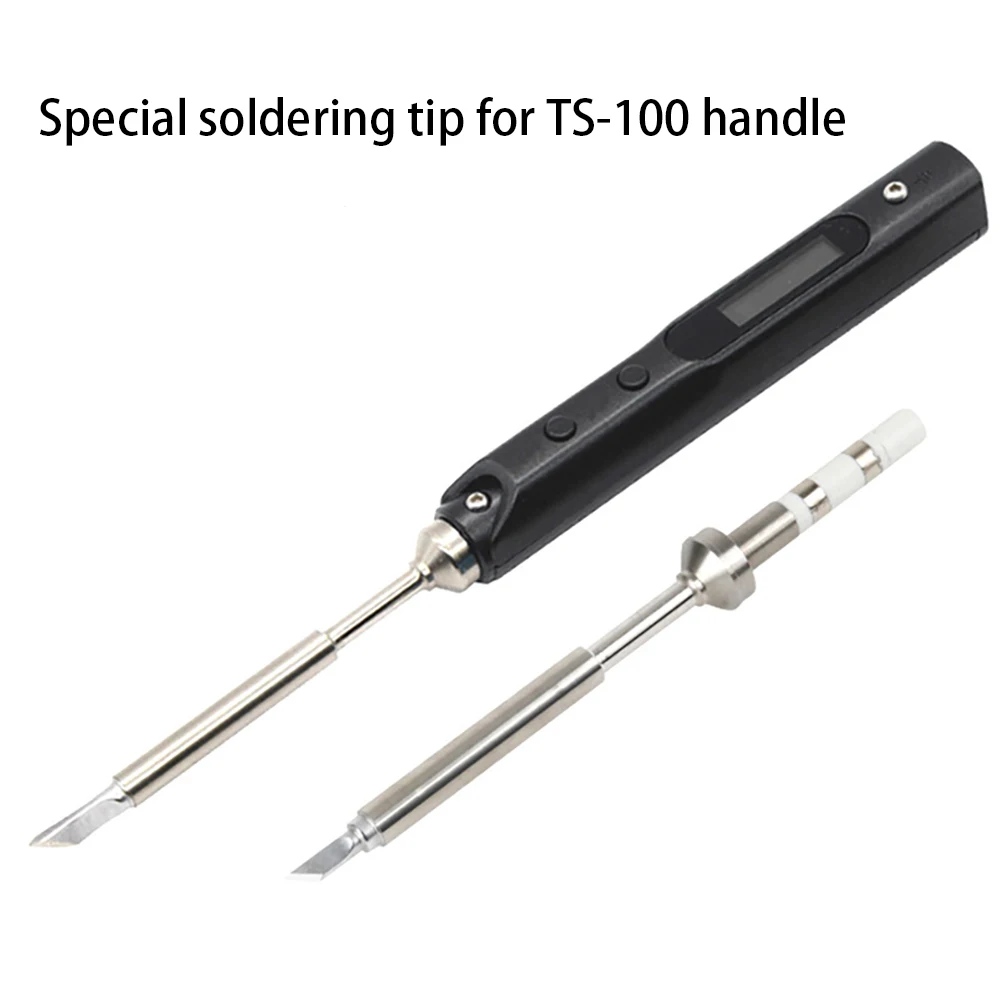 TS100 Mini Digital Soldering Iron Tip Replacement Drill Bit Head Lead Free TS-JL02 For Soldering PCB Components Fast Heating
TS100 Mini Digital Soldering Iron Tip Replacement Drill Bit Head Lead Free TS-JL02 For Soldering PCB Components Fast Heating