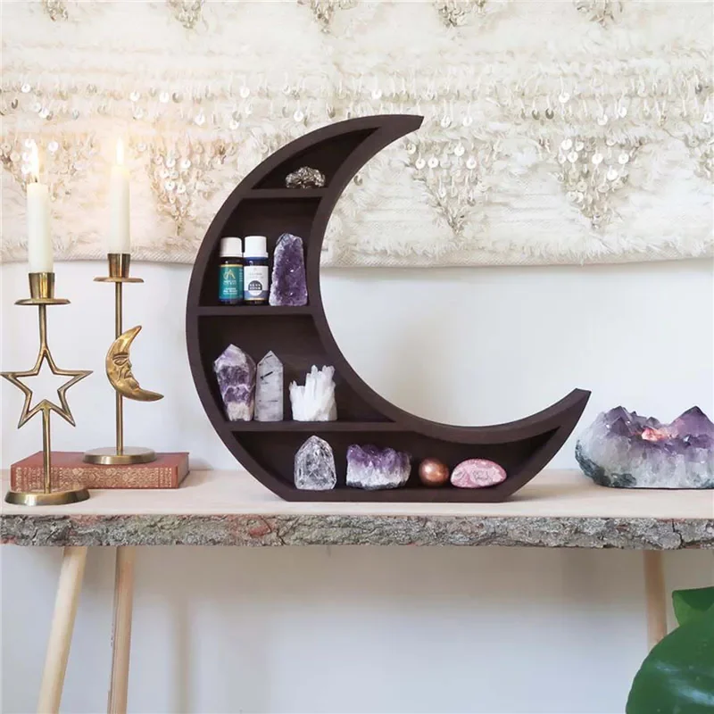 Wall Shelves Shelf Crescent Shelf for Crystals Shelf Rustic Wooden Crescent Shelf Home Decor Hanging Display
Wall Shelves Shelf Crescent Shelf for Crystals Shelf Rustic Wooden Crescent Shelf Home Decor Hanging Display