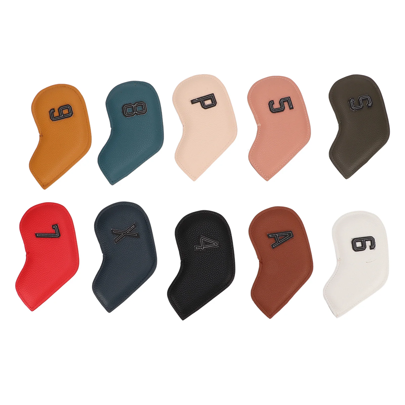 10PCS Golf Iron Head Cover Waterproof PU Numerical Golf Iron Headcover for Outdoor Sports 
10PCS Golf Iron Head Cover Waterproof PU Numerical Golf Iron Headcover for Outdoor Sports