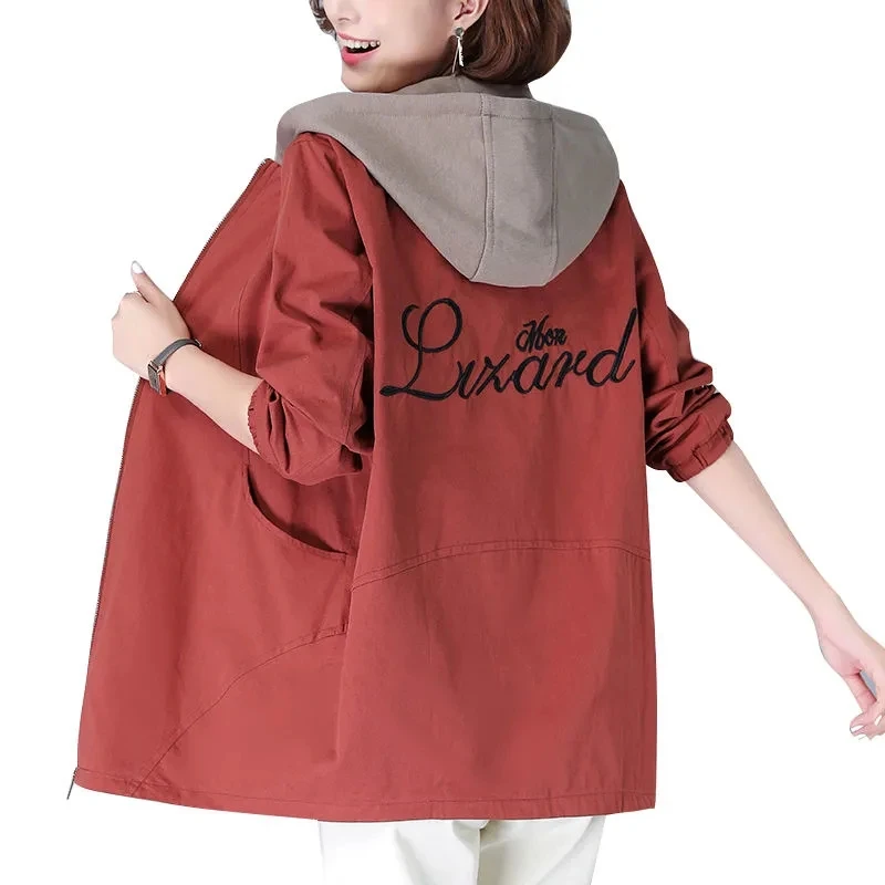 Women's Hooded Jackets 2022 New Autumn Causal Famale Windbreaker Long Sleeve Loose Basic Coat Zipper Lightweight Jacket Outwear
Women's Hooded Jackets 2022 New Autumn Causal Famale Windbreaker Long Sleeve Loose Basic Coat Zipper Lightweight Jacket Outwear