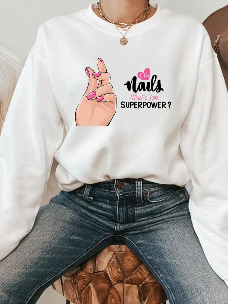 Sweatshirts Autumn Pullovers Spring Graphic Fashion Cartoon Nail Art Trend 90s Style Fall Casual Print Female Women Clothing
Sweatshirts Autumn Pullovers Spring Graphic Fashion Cartoon Nail Art Trend 90s Style Fall Casual Print Female Women Clothing
