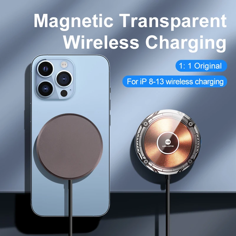 Wireless 15W Magnet Charger Quick Transparent cover Charging Plate Metal Portable Suitable for iPhone13/12 Samsung Xiaomi Huawei
Wireless 15W Magnet Charger Quick Transparent cover Charging Plate Metal Portable Suitable for iPhone13/12 Samsung Xiaomi Huawei