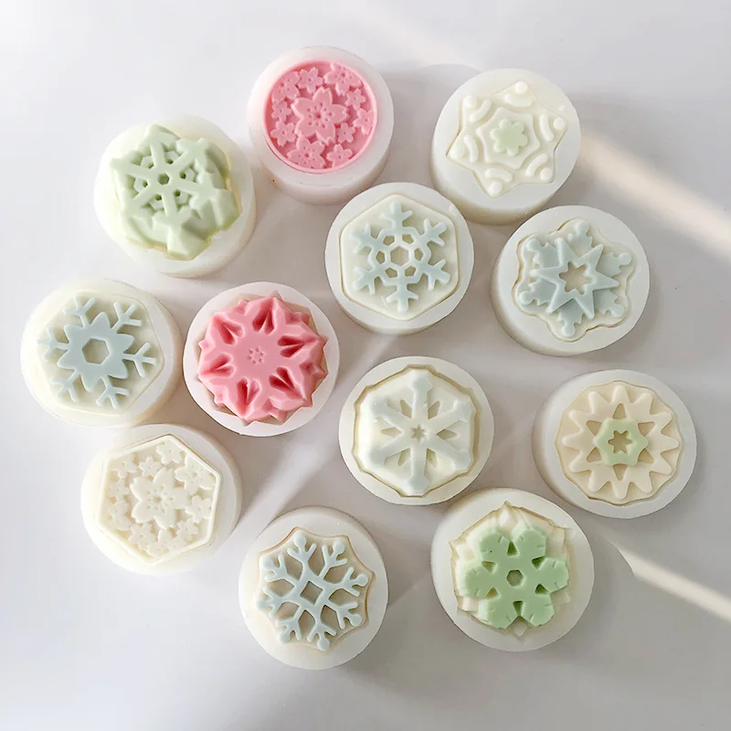12 Design Snowflake Handmade Soap Scented Candles Silicone Mold for Epoxy Resin Christmas Decoration Chocolate Mousse Cake Mold
12 Design Snowflake Handmade Soap Scented Candles Silicone Mold for Epoxy Resin Christmas Decoration Chocolate Mousse Cake Mold
