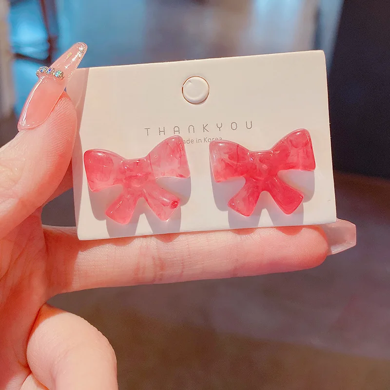 VSnow Korean Fashion Red Resin Bow-knot Dangle Earings for Women Temperament Irregular Shading Earings Jewelry Jewellery
VSnow Korean Fashion Red Resin Bow-knot Dangle Earings for Women Temperament Irregular Shading Earings Jewelry Jewellery