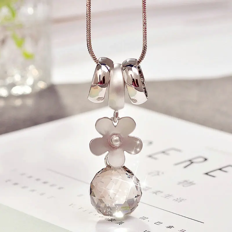 KIOOZOL Elegant Flower Chains With Pendants Long Necklace for Women wedding accessories Fashion Jewelry 2022 New Arrival 053 KO2
KIOOZOL Elegant Flower Chains With Pendants Long Necklace for Women wedding accessories Fashion Jewelry 2022 New Arrival 053 KO2