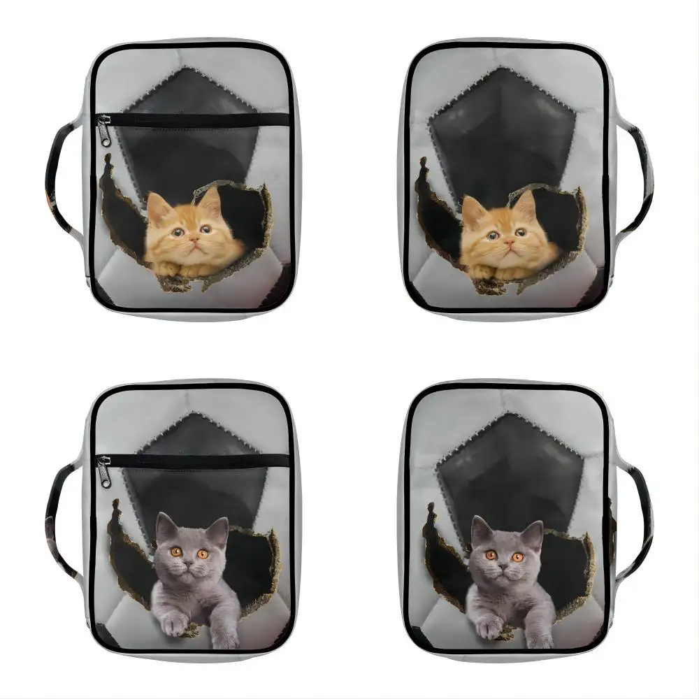 Cute Funny Cat Leaky Football Print 2023 Fashion Women's Small Bible Bag with Bookmark and Large Capacity Church Bag Zipper Tote
Cute Funny Cat Leaky Football Print 2023 Fashion Women's Small Bible Bag with Bookmark and Large Capacity Church Bag Zipper Tote