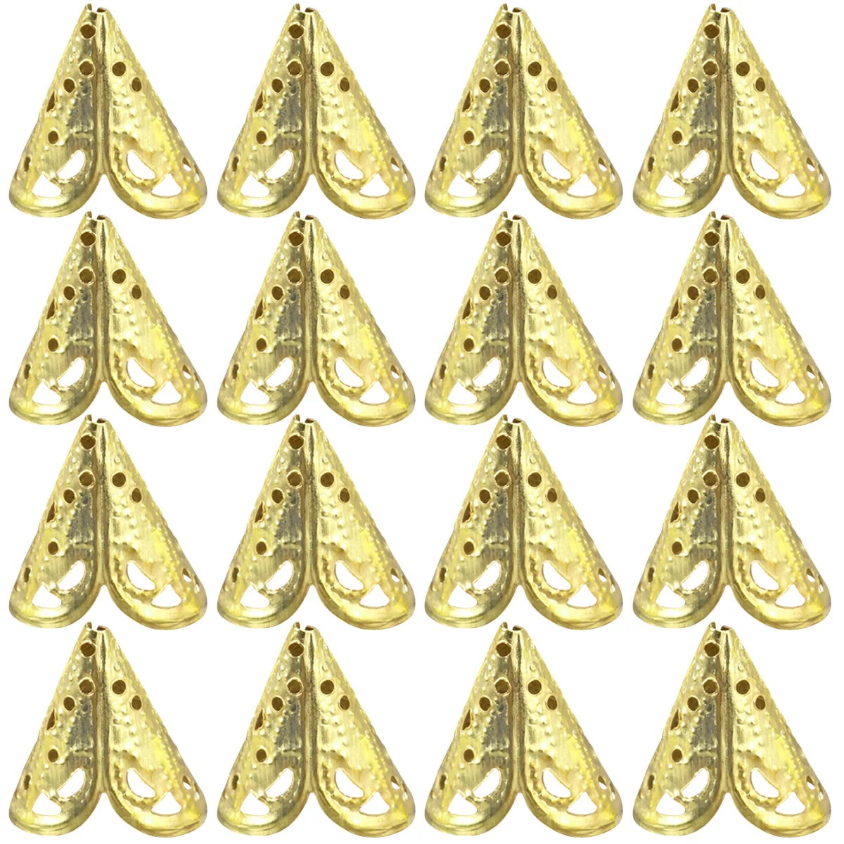 50pcs Metal Flower Filigree Bead Cones Jewelry End Caps Spacer Beads Jewelry Findings Charms for DIY Craft Bracelet Necklace
50pcs Metal Flower Filigree Bead Cones Jewelry End Caps Spacer Beads Jewelry Findings Charms for DIY Craft Bracelet Necklace