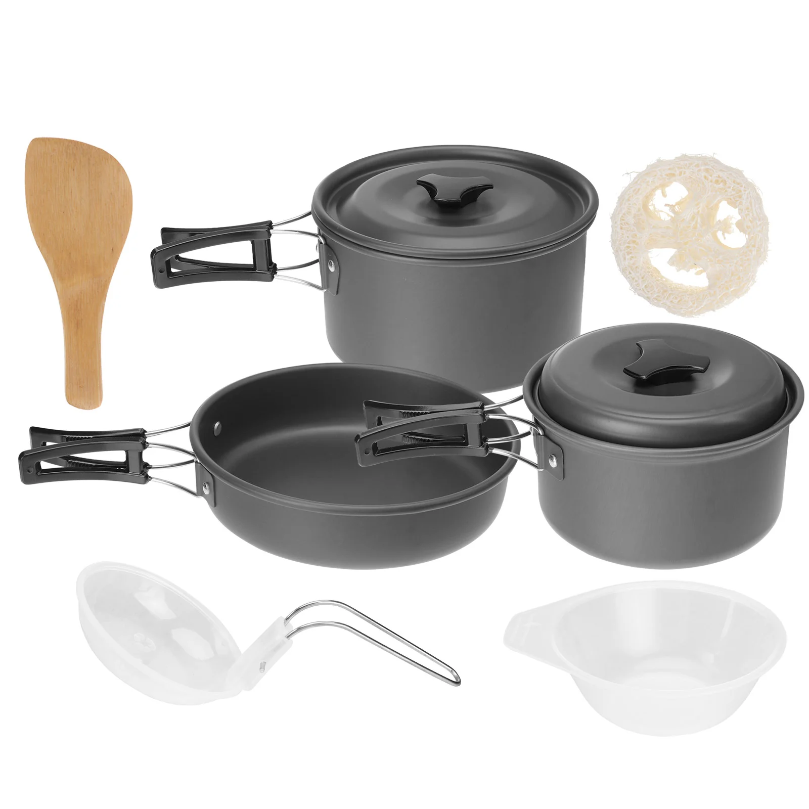 1 Set Cookware Camping Cooking Outdoor Picnic Aluminum Oxide Utensils Portable Cookware Cooking Set
1 Set Cookware Camping Cooking Outdoor Picnic Aluminum Oxide Utensils Portable Cookware Cooking Set