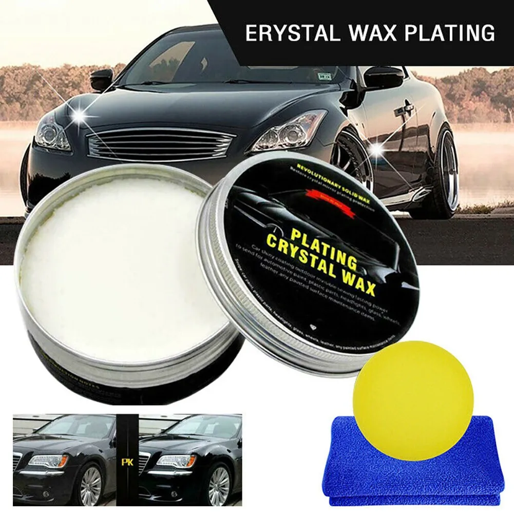 Car Wax Crystal Plating Set Hard Glossy Carnauba Wax Paint New Care Coating Car Accessories High-quality Cleaning Sponge
Car Wax Crystal Plating Set Hard Glossy Carnauba Wax Paint New Care Coating Car Accessories High-quality Cleaning Sponge