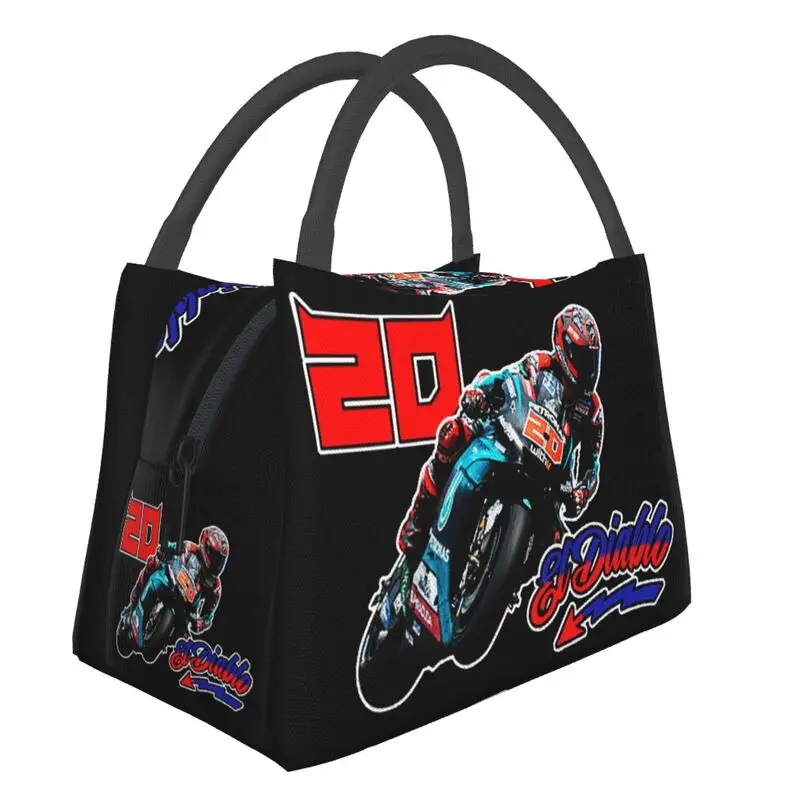 Fabio Quartararo French Motorcycle Racer Insulated Lunch Bags for Women Resuable Cooler Thermal Food Lunch Box Work Travel
Fabio Quartararo French Motorcycle Racer Insulated Lunch Bags for Women Resuable Cooler Thermal Food Lunch Box Work Travel
