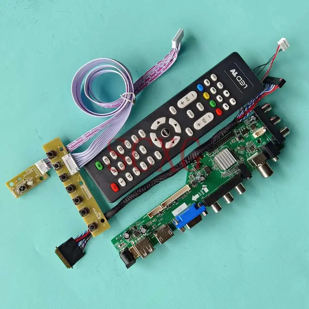 LCD Driver Control Board Work For LP140WH1-TLC6 Matrix 40 Pin LVDS 1366 768 14" HDMI-Compatible VGA AV USB Digital Signal DVB
LCD Driver Control Board Work For LP140WH1-TLC6 Matrix 40 Pin LVDS 1366 768 14" HDMI-Compatible VGA AV USB Digital Signal DVB