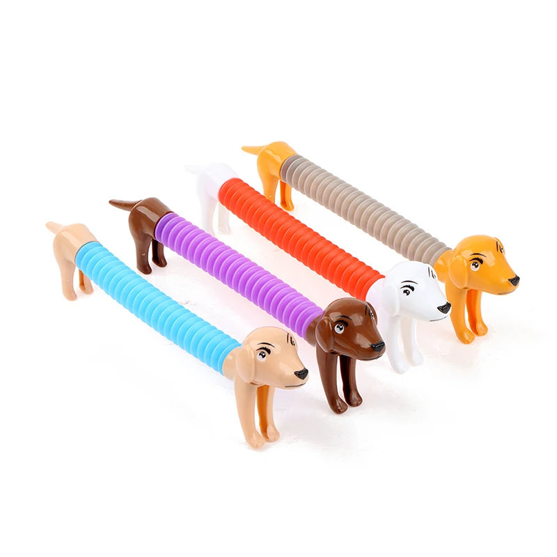 Retractable Dog Fun Diy Strech Puppy Pop Tube Children's Decompression Vent Toy Fidget Toys for Anxiety Stress Toy
Retractable Dog Fun Diy Strech Puppy Pop Tube Children's Decompression Vent Toy Fidget Toys for Anxiety Stress Toy