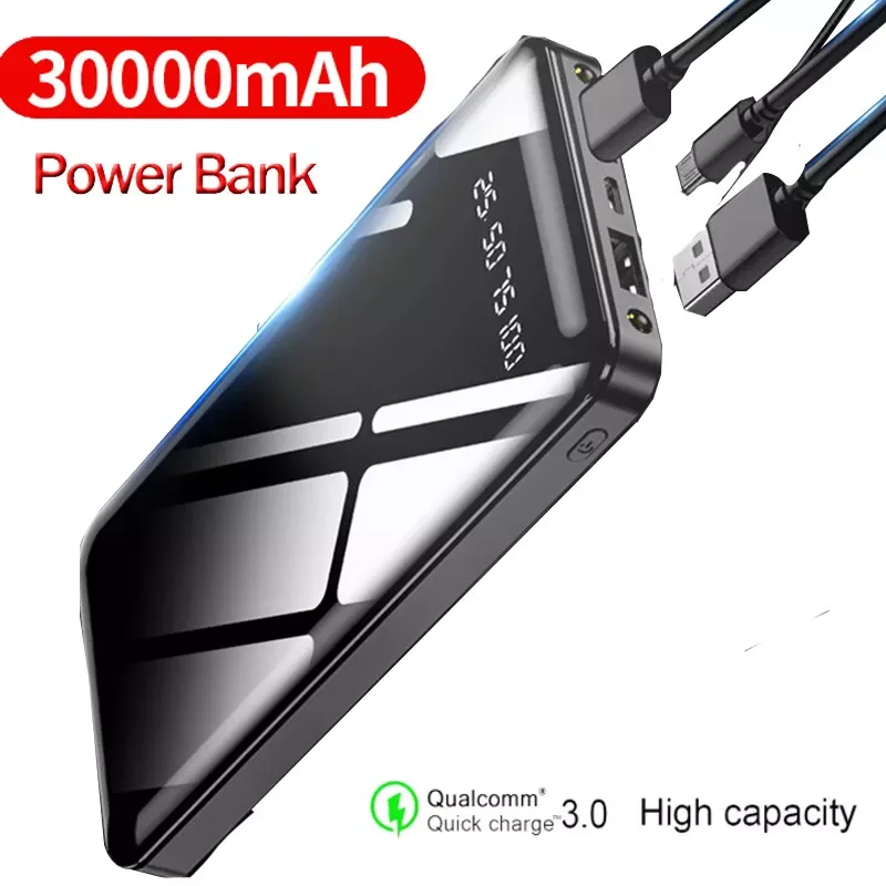 NEW 30000mAh Power Bank Portable Charger external battery for iPhone USB C power bank 30000 mAh power bank Poverbank
NEW 30000mAh Power Bank Portable Charger external battery for iPhone USB C power bank 30000 mAh power bank Poverbank