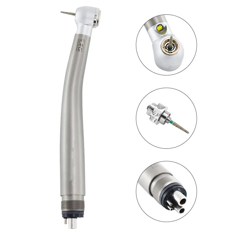 High Standard 1 pc New Type Dental LED Cartridge Rotor Turbine Handpiece 4 Hole LED handpiece Dental Material
High Standard 1 pc New Type Dental LED Cartridge Rotor Turbine Handpiece 4 Hole LED handpiece Dental Material