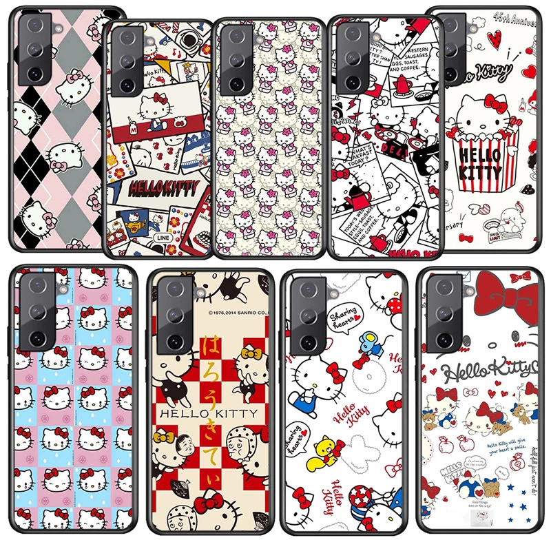 Gift Girl Hello Kitty For Samsung Galaxy S22 S21 S20 Ultra Plus Pro S10 S9 S8 S7 4G 5G Soft Black Phone Case Cover Funda Coque
Gift Girl Hello Kitty For Samsung Galaxy S22 S21 S20 Ultra Plus Pro S10 S9 S8 S7 4G 5G Soft Black Phone Case Cover Funda Coque