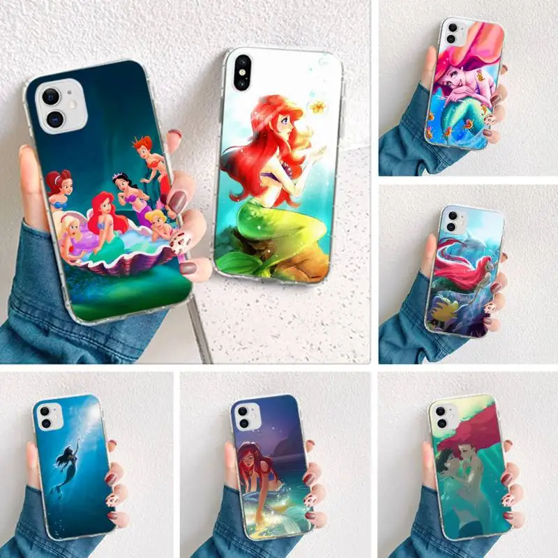 Disney Princess Ariel Phone Case For iphone 14 Plus 13 12 Mini 11 Pro Max XS X XR Soft Transparent Cover
Disney Princess Ariel Phone Case For iphone 14 Plus 13 12 Mini 11 Pro Max XS X XR Soft Transparent Cover