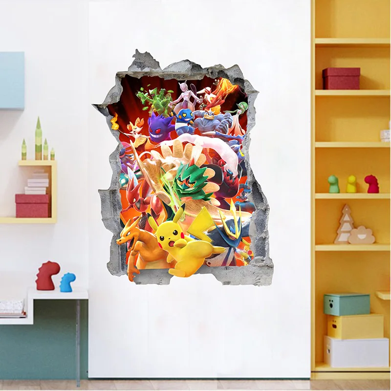 Pokemon Wall Stickers Pikachu Cartoon Animation Decoration Bedroom Children's Room Pvc Waterproof Durable Stickers
Pokemon Wall Stickers Pikachu Cartoon Animation Decoration Bedroom Children's Room Pvc Waterproof Durable Stickers