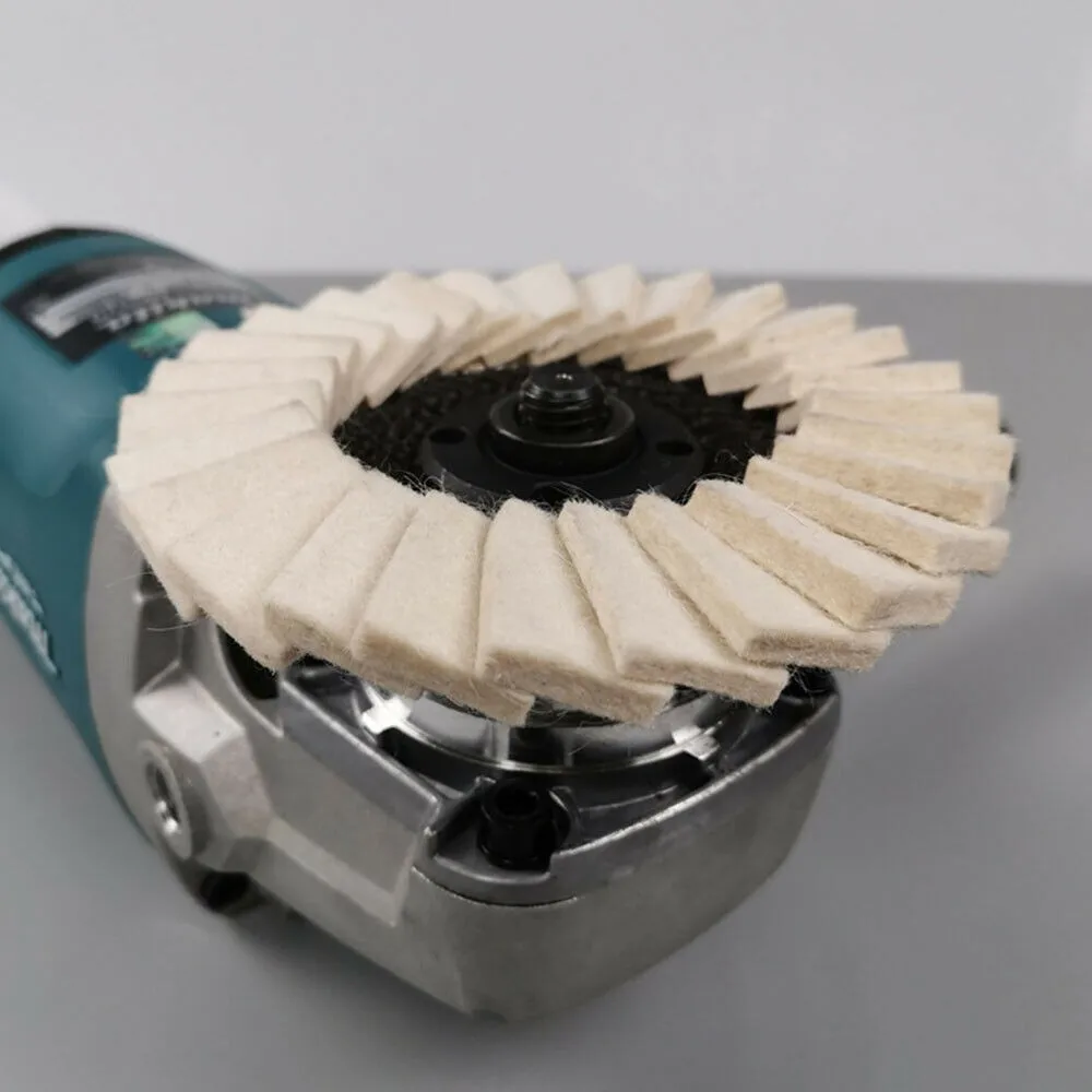 1 Wool Felt Polishing Disc Wheel Angle Grinder Buffing Wheels 125mm 5 Inch 4.5-inch Angular Felt Wheel 115 * 22 Wool Shutter
1 Wool Felt Polishing Disc Wheel Angle Grinder Buffing Wheels 125mm 5 Inch 4.5-inch Angular Felt Wheel 115 * 22 Wool Shutter