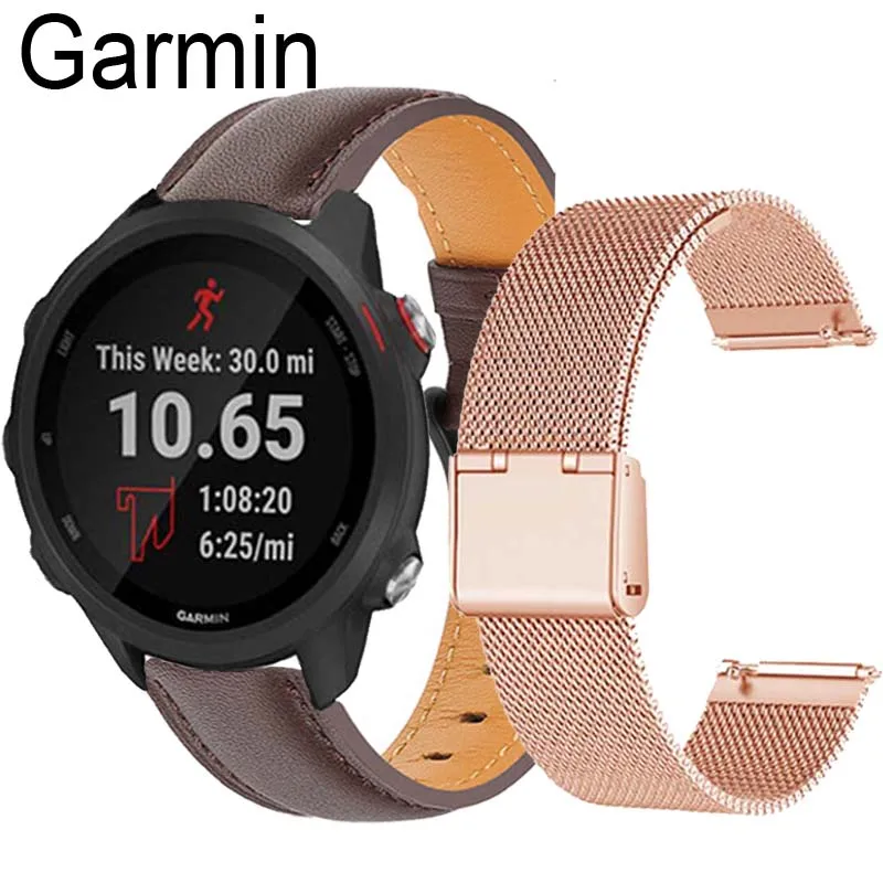 Milanese Strap For Garmin Venu 2 Plus SQ Forerunner 55 158 245 645 Music Vivoactive 3 3t Bracelet Leather Watchband
Milanese Strap For Garmin Venu 2 Plus SQ Forerunner 55 158 245 645 Music Vivoactive 3 3t Bracelet Leather Watchband