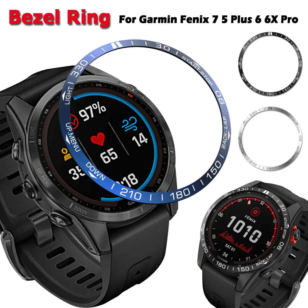 Bezel Ring Styling Frame Case For Garmin Fenix 7 5 Plus 6 6X Pro Smart Watch Stainless Steel Cover Anti-scratch Protection Ring 
Bezel Ring Styling Frame Case For Garmin Fenix 7 5 Plus 6 6X Pro Smart Watch Stainless Steel Cover Anti-scratch Protection Ring