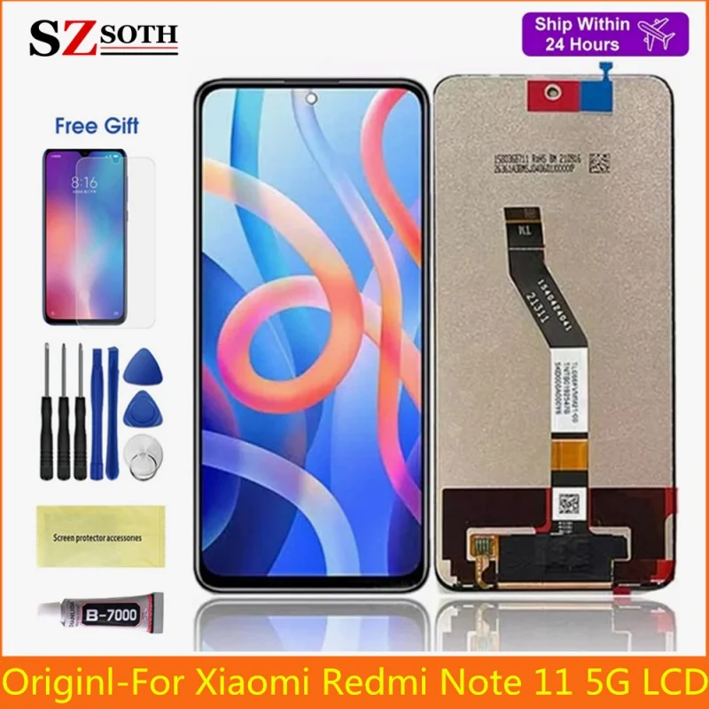 10 Point Touch For Xiaomi Redmi Note 11 5G LCD Display Touch Panel Screen Digitizer Assembly For Redmi Note11 LCD
10 Point Touch For Xiaomi Redmi Note 11 5G LCD Display Touch Panel Screen Digitizer Assembly For Redmi Note11 LCD