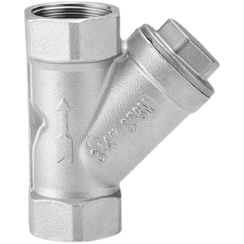 

1/4" 3/8" 1/2" 3/4" 1" 1-1/2" 2"-4" BSP NPT Female 316 304 Stainless Steel Inline Y Type Filter Strainer Valve Water Gas 80 Mesh