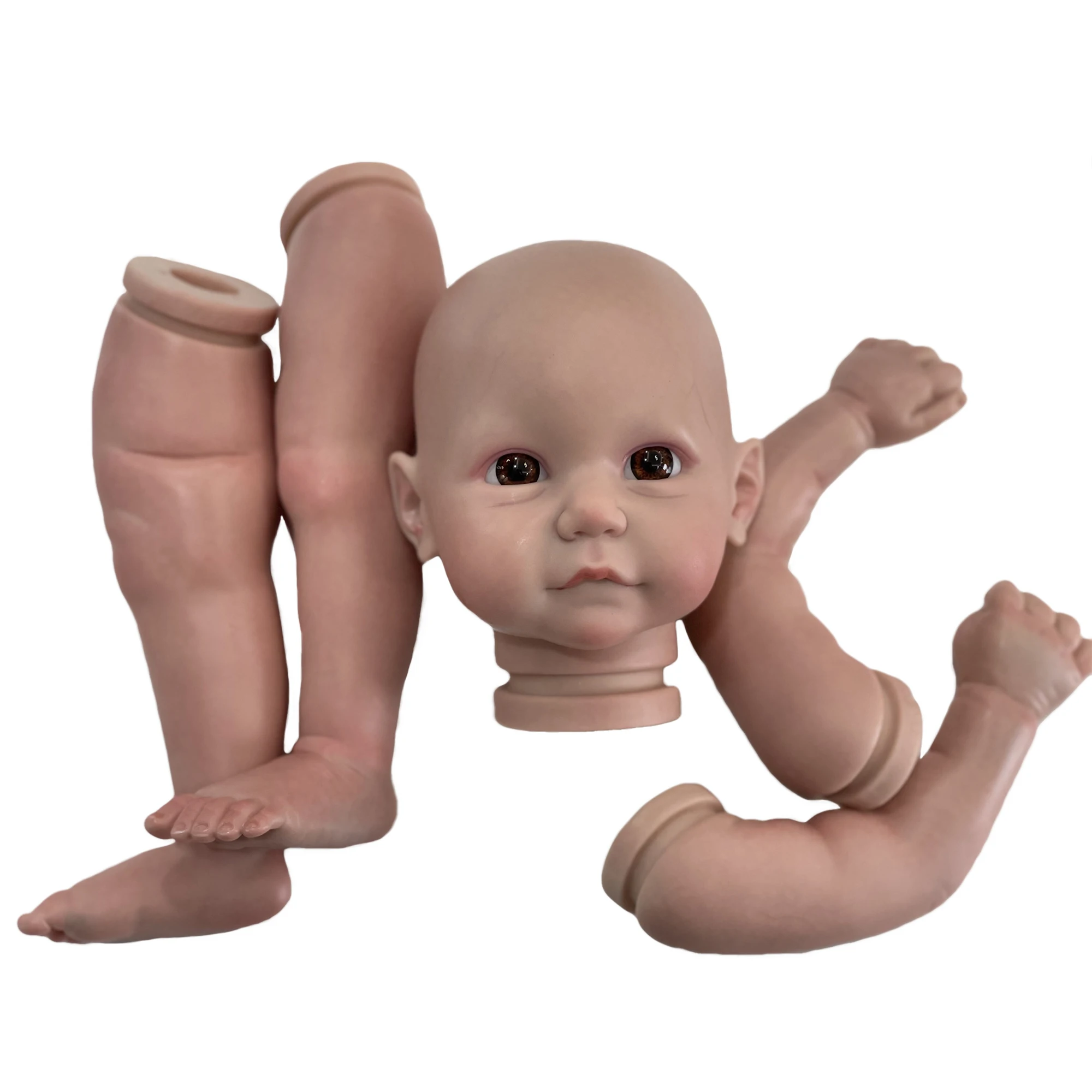 Saskia 50 Cm Handmade Bebe Reborn Kits Handmade Lifelike Newborn Doll kits reborn pintar Unfinished Painted Reborn Doll 
Saskia 50 Cm Handmade Bebe Reborn Kits Handmade Lifelike Newborn Doll kits reborn pintar Unfinished Painted Reborn Doll