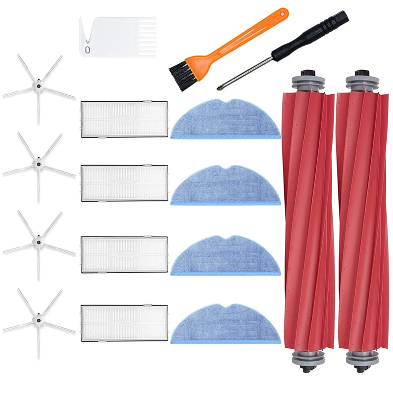Replacement Parts Main Brush Side Brushes HEPA Filter Compatible for Roborock S7 T7S Robot Vacuum Cleaner Accessories
Replacement Parts Main Brush Side Brushes HEPA Filter Compatible for Roborock S7 T7S Robot Vacuum Cleaner Accessories