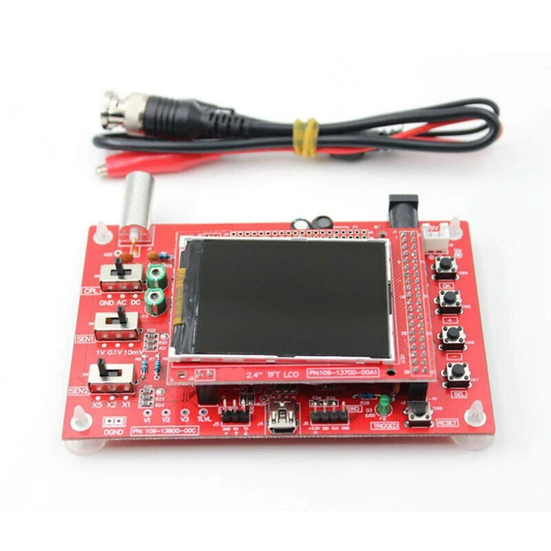 

DSO138 осциллограф цифровой TFT с зондом Аллигатор тестовый зажим для Arduino Обнаружение руки макетная плата в сборе