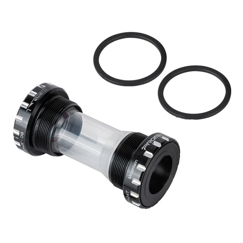 

Top!-Promend Mountain Bike Five Way Bowl Bottom Bracket Bbm68h Hollow Tooth Disc Bicycle Ceramic Peilin Center Shaft