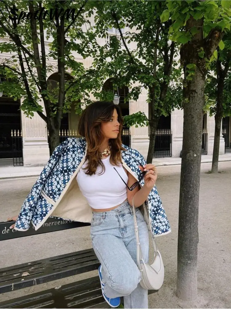 2023 Both Side Print Cotton Jacket For Women Vintage Long Sleeve Warm Cardigan Coat Ladies Fashion Commute Streetwear Overcoat
2023 Both Side Print Cotton Jacket For Women Vintage Long Sleeve Warm Cardigan Coat Ladies Fashion Commute Streetwear Overcoat
