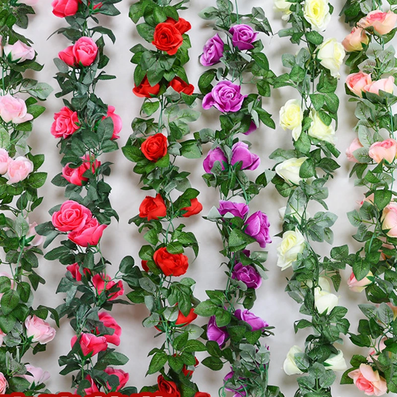 2pcs 4.4m/14.4ft Artificial Rose String Faux Flower Vine Hanging Rose Garland for Wedding Party Home Garden Decor Bridal Bouquet
2pcs 4.4m/14.4ft Artificial Rose String Faux Flower Vine Hanging Rose Garland for Wedding Party Home Garden Decor Bridal Bouquet