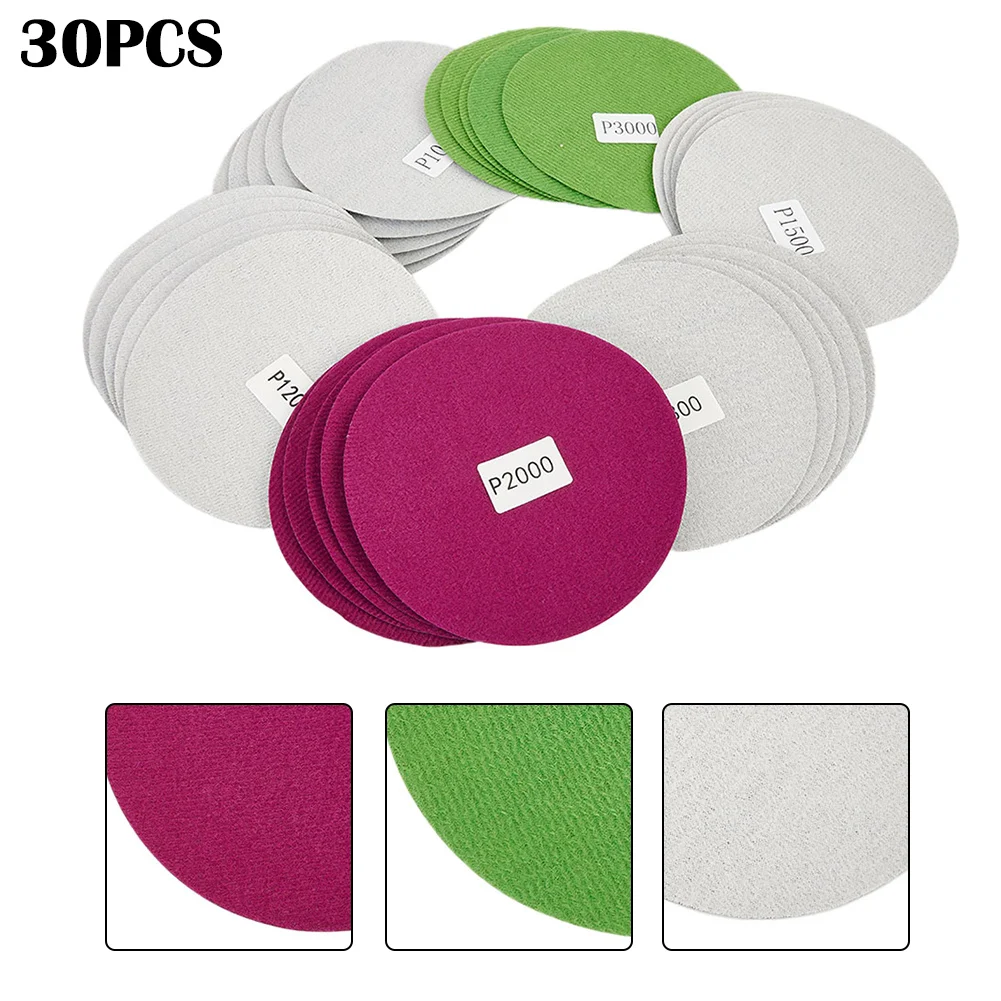 Durable Useful Sanding Disc Waterproof 30Pcs 800/1000/1200/1500/2000/3000 Grit Accessories Equipment Power tools
Durable Useful Sanding Disc Waterproof 30Pcs 800/1000/1200/1500/2000/3000 Grit Accessories Equipment Power tools