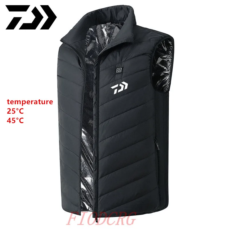 Daiwa Autumn Winter Smart Heating Cotton Vest USB Infrared Electric Heating Vest Outdoor Flexible Winter Warm Fishing Jacket 
Daiwa Autumn Winter Smart Heating Cotton Vest USB Infrared Electric Heating Vest Outdoor Flexible Winter Warm Fishing Jacket