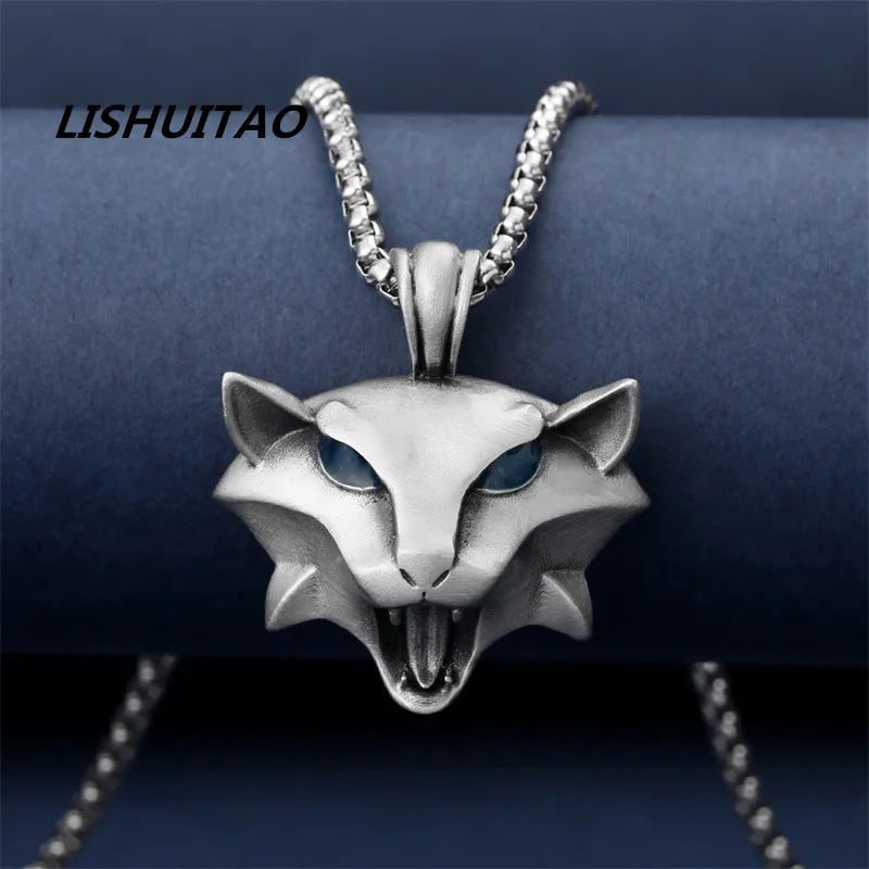 Jewelry For Women Seiko Retro Fashion Men Titanium Steel Necklace Wizard Cat Animal Pendant Fine Necklace Punk Jewelry
Jewelry For Women Seiko Retro Fashion Men Titanium Steel Necklace Wizard Cat Animal Pendant Fine Necklace Punk Jewelry