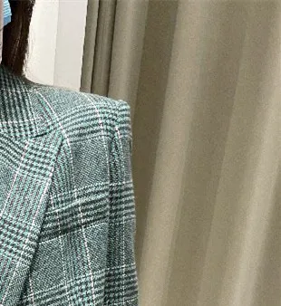 Women Long Sleeve Green Plaid Suit Coats Cardigan Double Breasted Ladies Loose Office Blazer Jacket Fall Winter 2021
Women Long Sleeve Green Plaid Suit Coats Cardigan Double Breasted Ladies Loose Office Blazer Jacket Fall Winter 2021