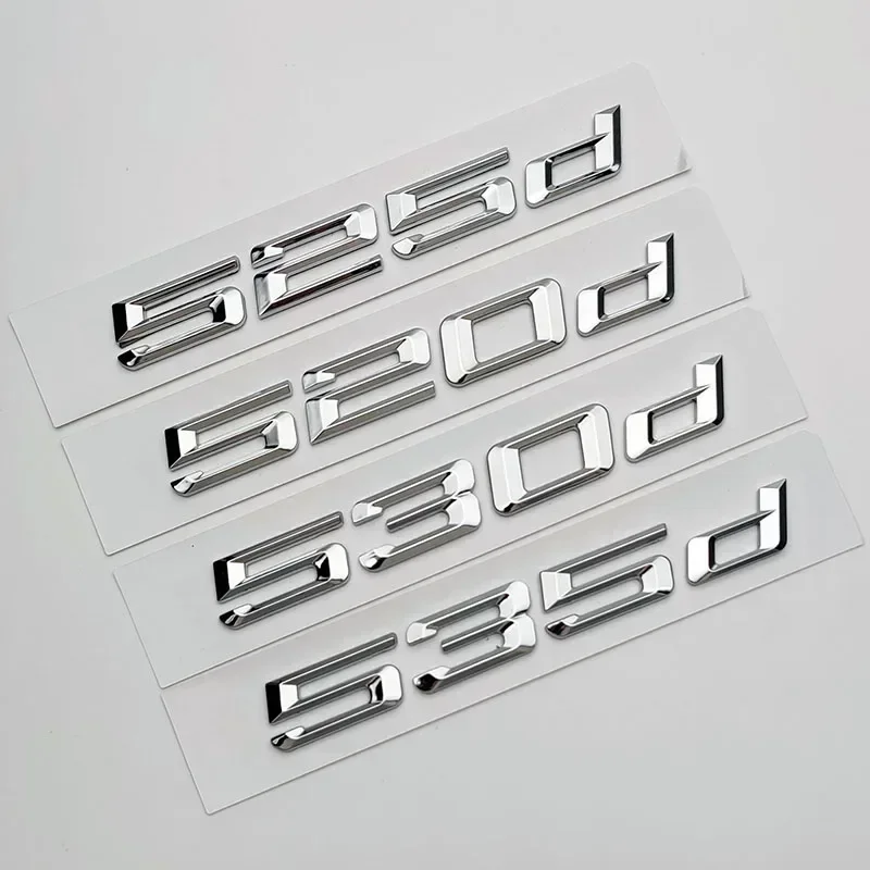 3d ABS хромированные буквы 518d 520d 528d 535d 540d 530d логотип эмблема значок Автомобильный