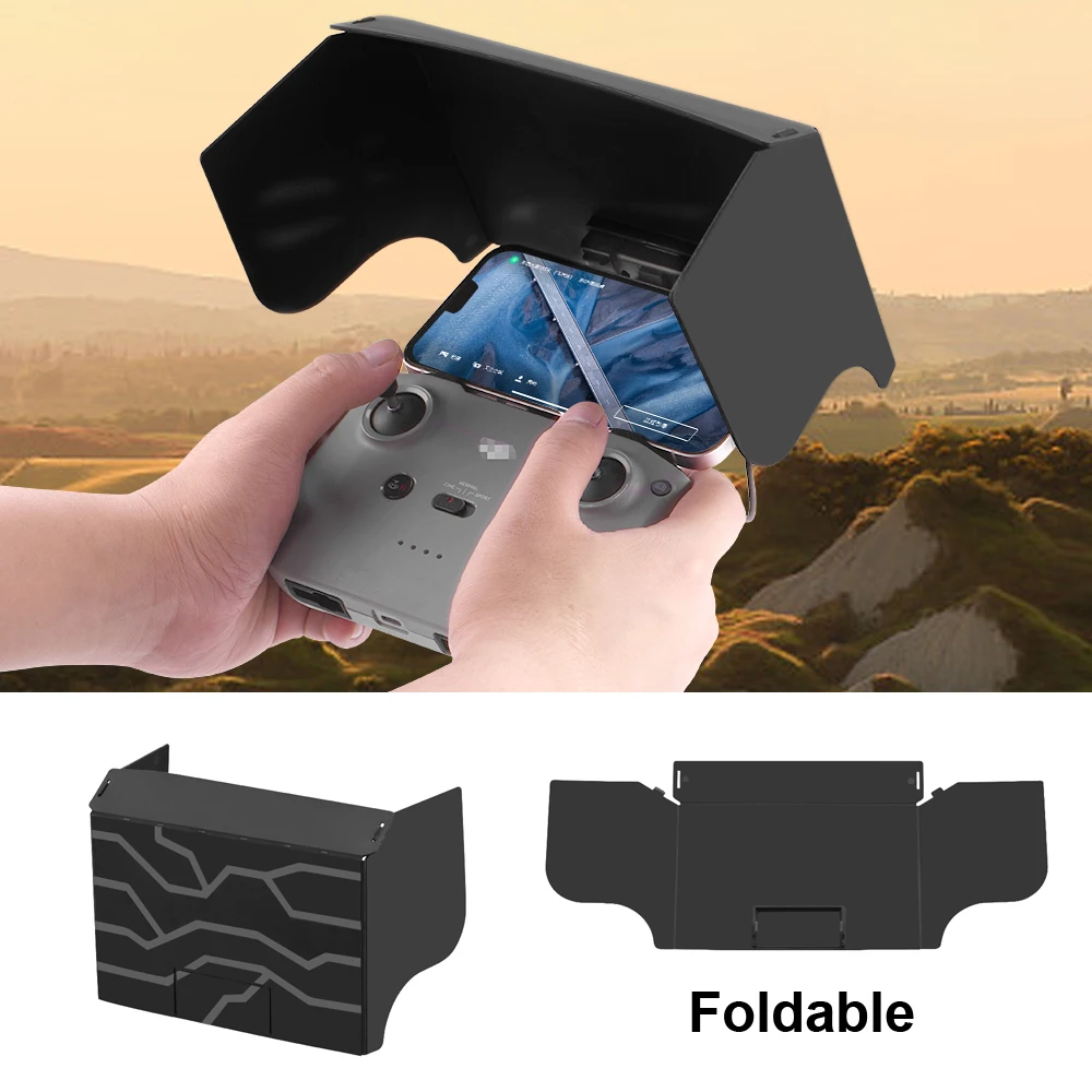 Sunhood for DJI Mini 3 Pro Remote Control Foldable Sunshade for Mavic Mini 2/AIR 2/AIR 2S/Mavic 3 RC-N1 Drone Accessory
Sunhood for DJI Mini 3 Pro Remote Control Foldable Sunshade for Mavic Mini 2/AIR 2/AIR 2S/Mavic 3 RC-N1 Drone Accessory